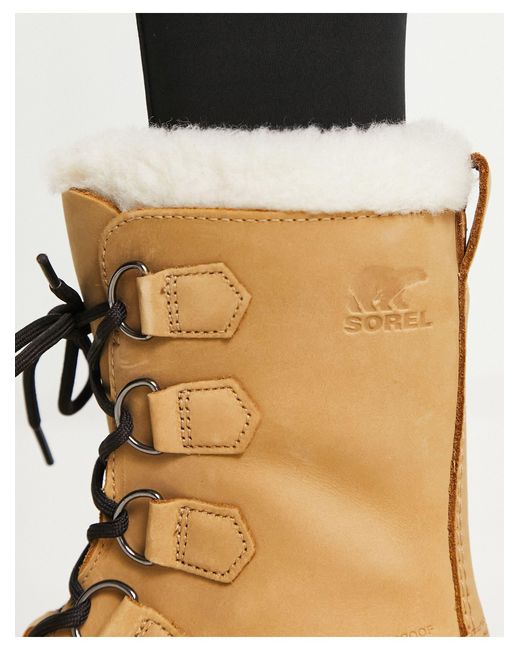Sorel Black Caribou Apres Snow Boots