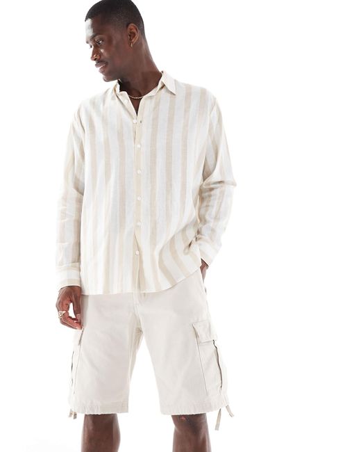 Jack Jones Men's White Cargo Short