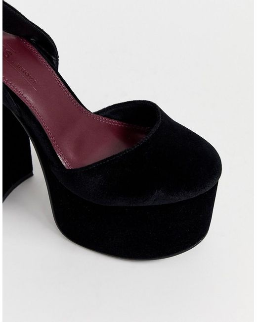 chunky platform high heels