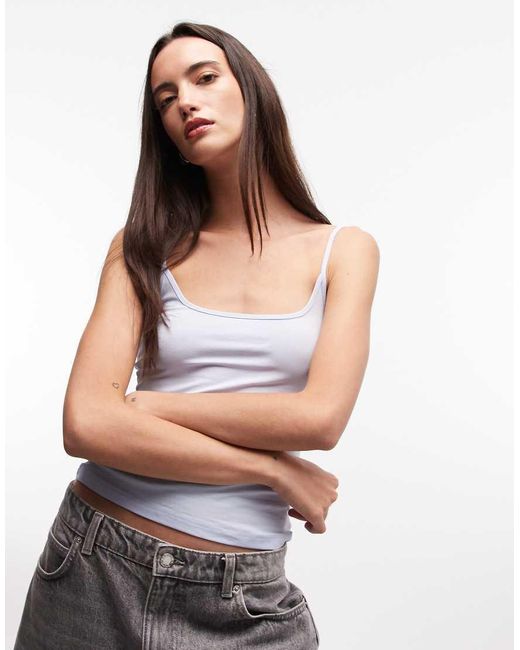 Monki Gray Scoopneck Vest