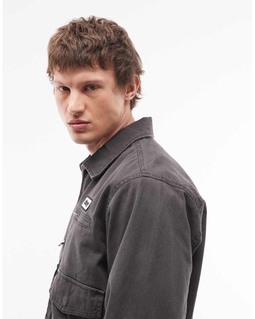 Obey Gray Walter Work Jacket for men