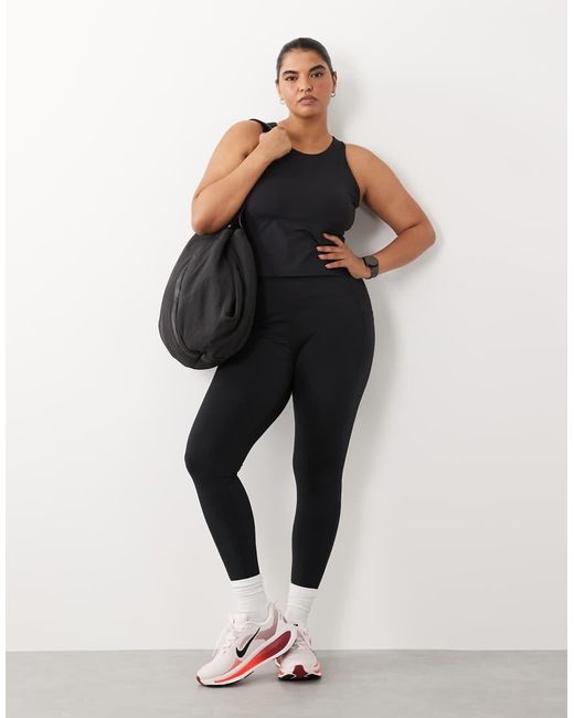 4505 Blue Curve Icon Active Racer Back Vest With Inner Bra And Removable Padding