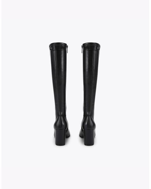 Carvela Kurt Geiger Black Strut High Knee Boots