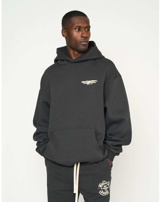 Multiply Apparel Black – ring – oversize-kapuzenpullover