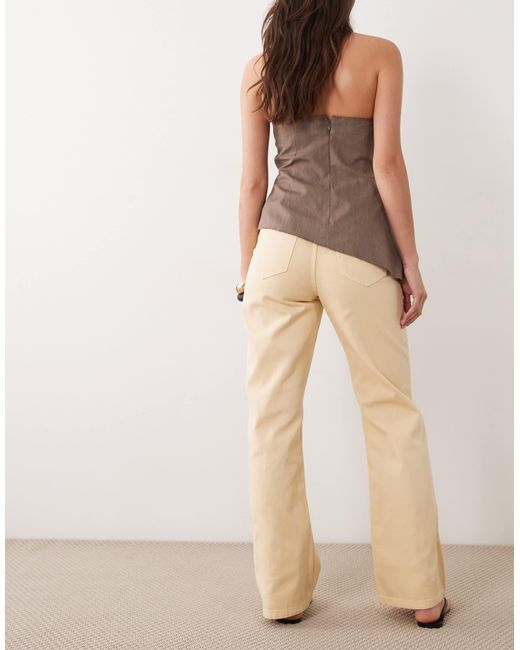 Threadbare Natural Straight Leg Jeans