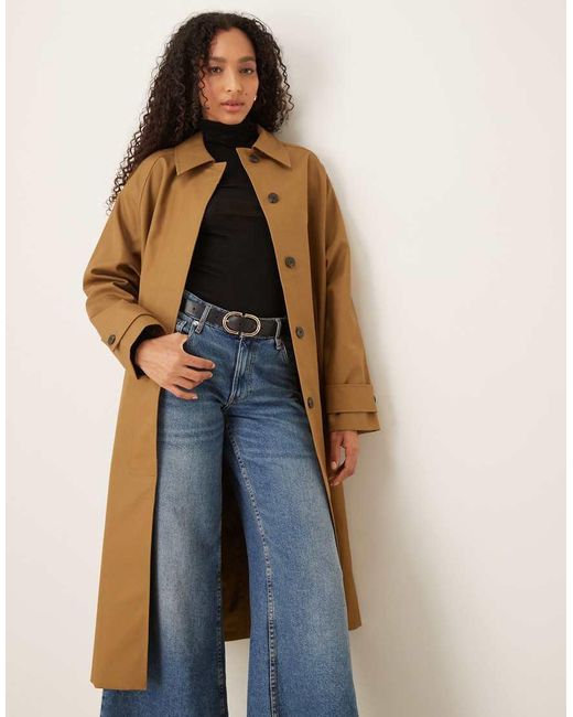 Mango Natural Capsule 100% Cotton Trench Coat