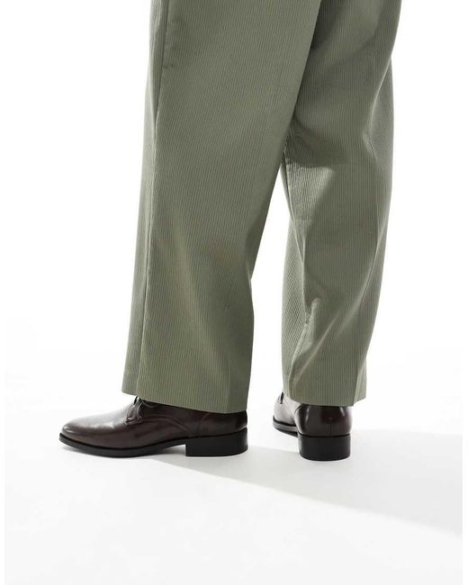 River Island Green Derby Shoes for men