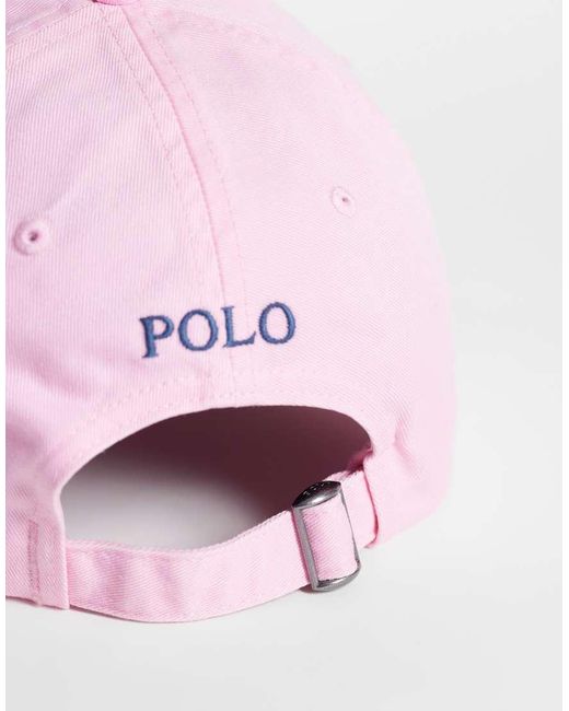 Polo Ralph Lauren Pink Icon Logo Baseball Cap for men