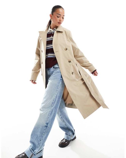 New Look Blue Trench Coat