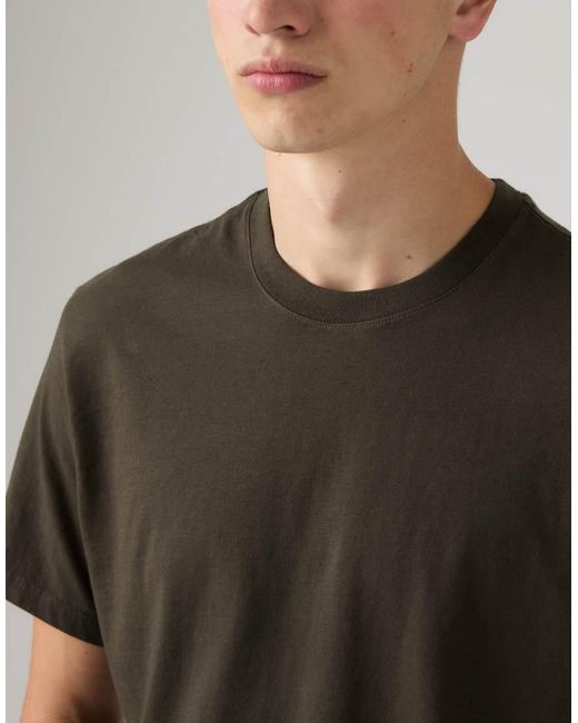 Levi's Black Essential Cotton Tee for men