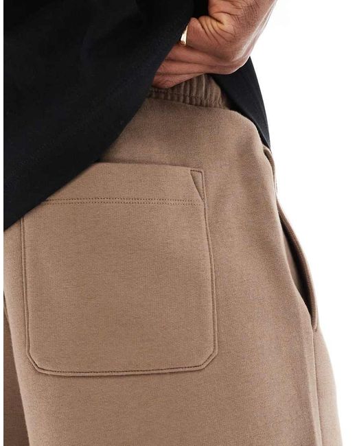 Pantaloncini Basic Oversize Di Media Lunghezza Chiaro di ASOS in Multicolor da Uomo