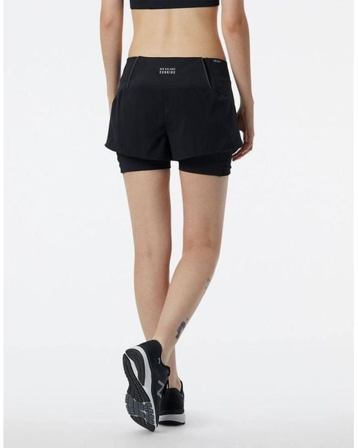 New Balance Black Impact Run Shorts