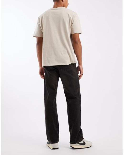 Calvin Klein Black 90s Straight Jeans for men