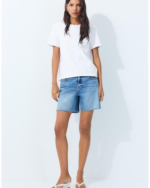 Stradivarius Blue Short Sleeve T-shirt