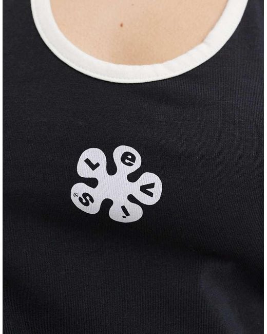 Levi's Haltertop Met Logo in het Blue