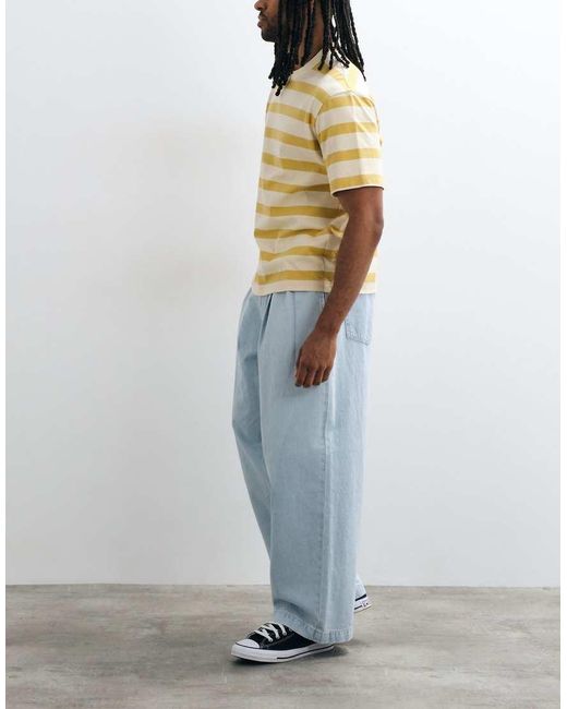 ASOS Blue Barrel Jeans for men