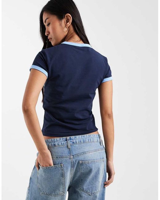 ASOS Blue Short Sleeve Baby Top