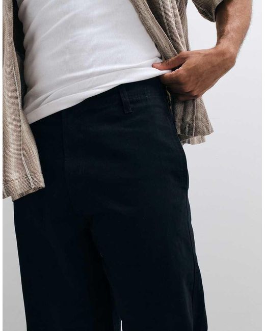 Jack & Jones White Alex Cotton Trousers for men