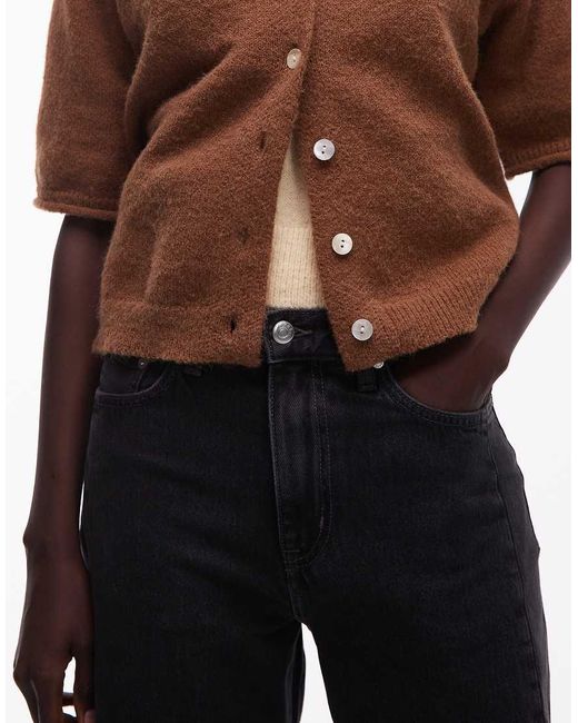 ARKET Black Barrel Shaped Jeans