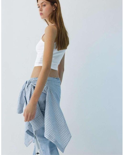 Pull&Bear White Star Tank Top