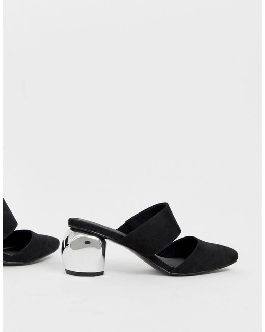 asos black mules
