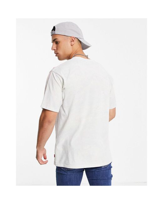 Red Tab Vintage Fit Marble Dye Print 