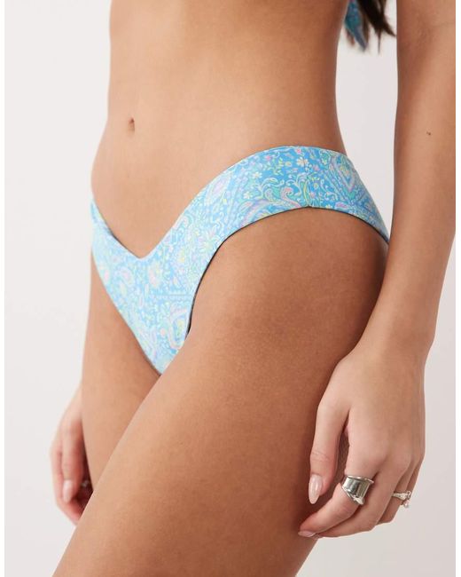 Kulani Kinis Blue Stargaze Y Cheeky Bikini Bottom