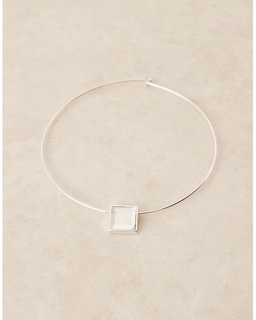 Mango Brown Mnago Statemnt Jeweled Choker