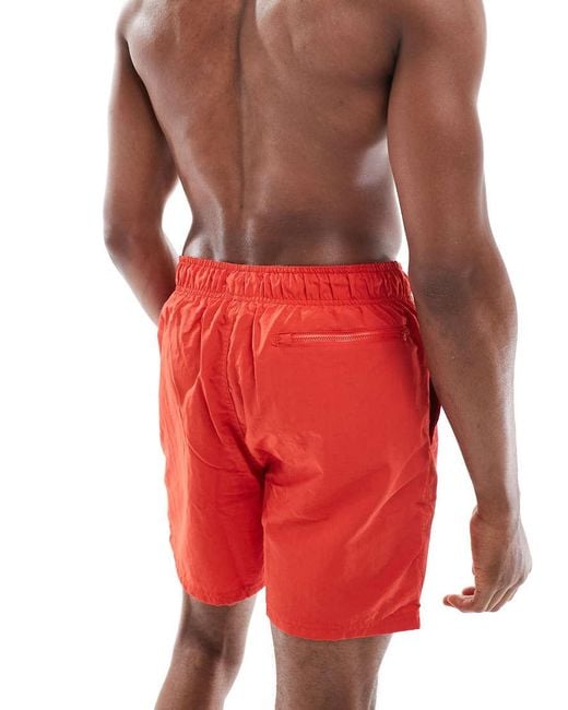 DKNY Red Kos Swimshorts for men