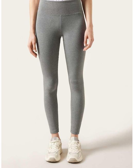 Calzedonia Gray Cotton Leggings
