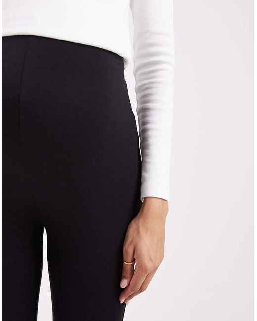 ASOS Black Asos Design Maternity 2 Pack leggings