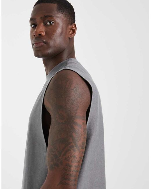River Island Gray Vest for men