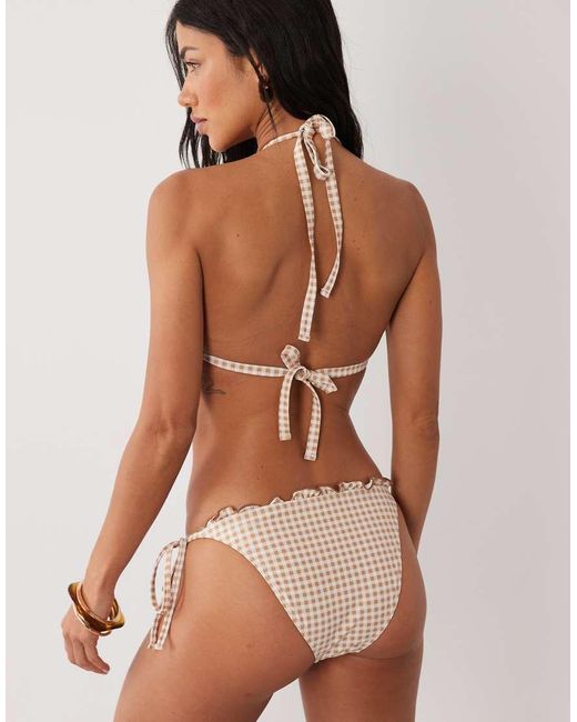 Peek & Beau Brown Tie Side Bikini Bottom