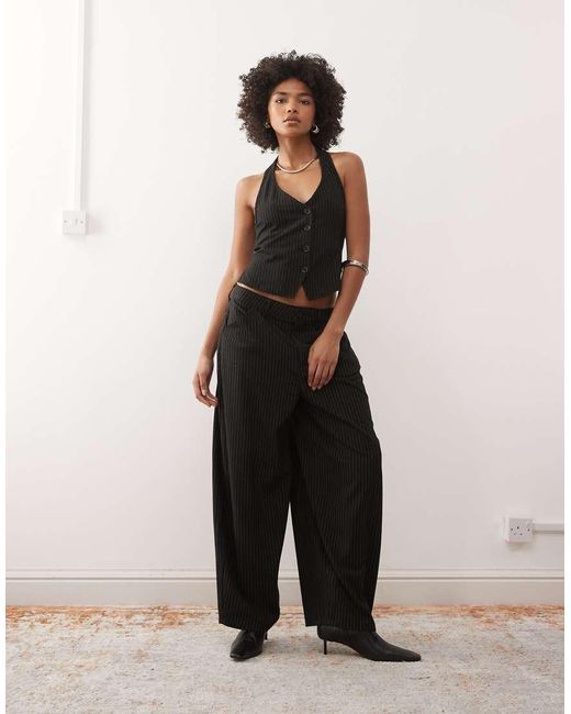 Collusion Black 90S Waistcoat