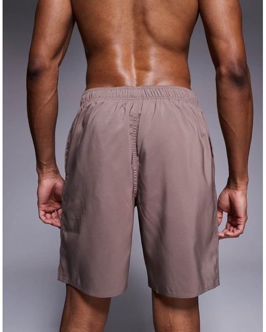 Adidas Originals Purple Adidas Training 8" Swim Shorts for men