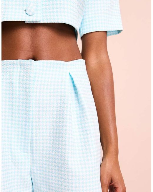 ASOS Pink Co-ord High Waist Tailored Shorts