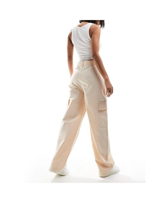 Pantalones cargo color arena utilitarios premium Adidas Originals de color White