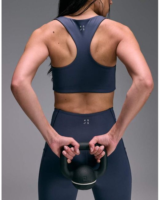 4505 Blue Active Waist Snatching High Rise Gym legging