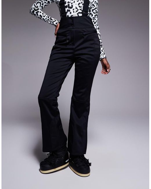 ASOS 4505 Ski & Snow Gray Asos 4505 Ski Soft Shell Water Repellent Kick Flare Ski Trousers