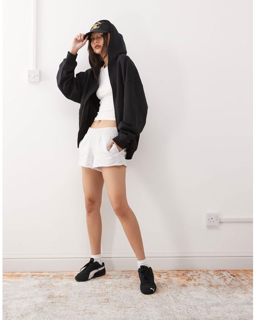 Collusion Multicolor Trackie Micro Shorts