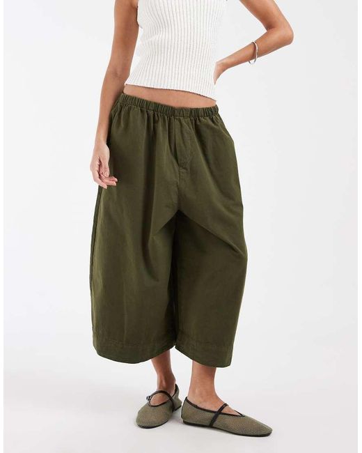 ASOS Green Pull On Bermuda Short