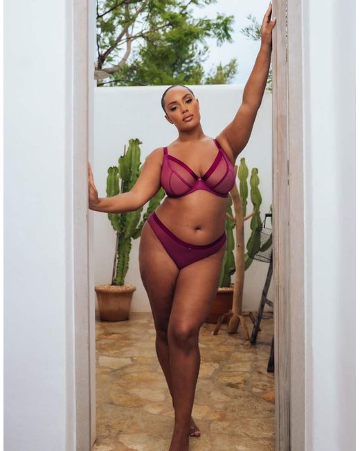 Curvy Kate Pink Lightstyle Brazilian