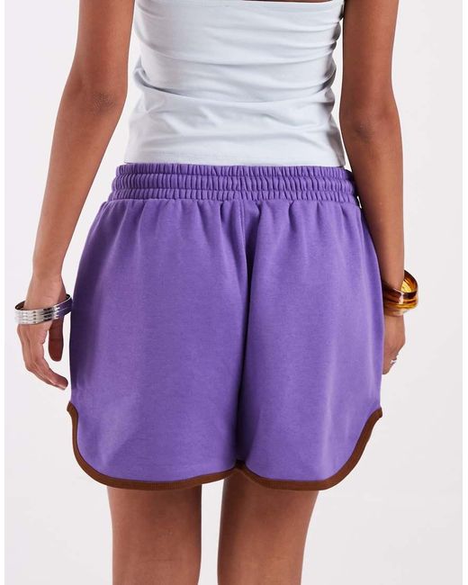 ASOS Purple Runner Shorts