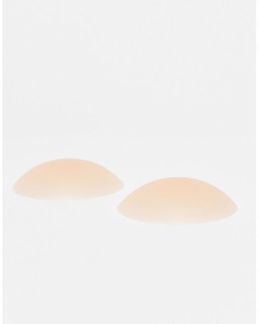 Bye Bra White Adheasive Free Nipple Silicone Reusable Covers