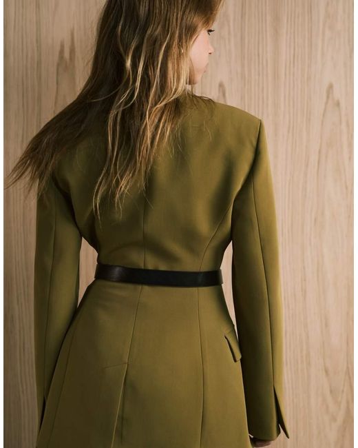 ASOS Green Waist And Hip Vintage Buckle Belt