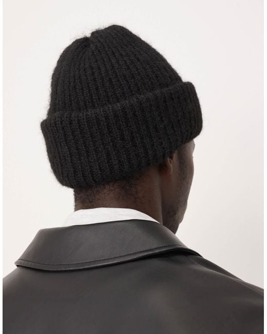 ASOS – strickmütze in Black für Herren