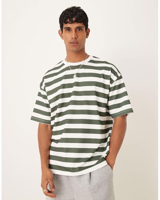 ASOS Brown Breathemaxtm Heavyweight Oversized T-shirt for men