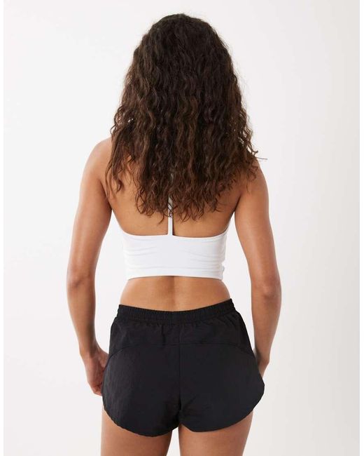 Cotton On Black Active Dolphin Hem Shorts