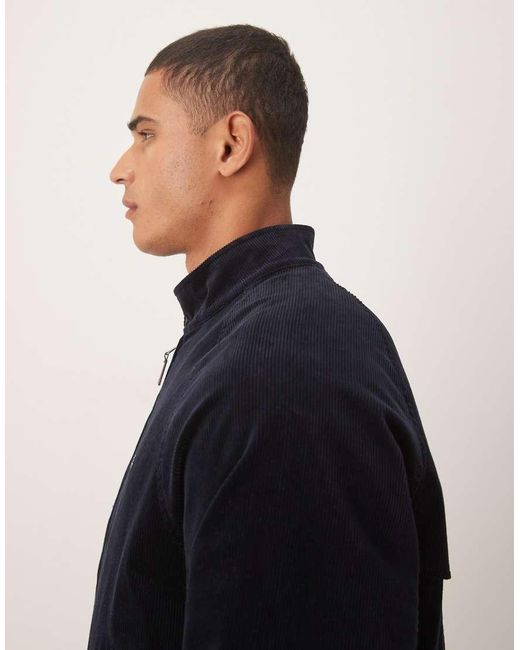 Gant Black Cord Harrington Jacket for men
