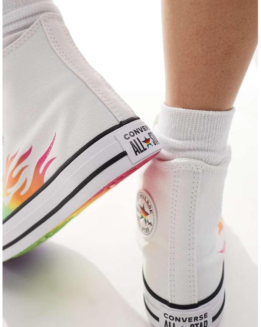 Chuck Taylor All Star Pride Hi di Converse in White